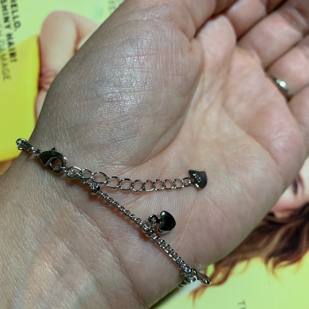 Sterling Silver 925 Heart Bracelet - Picture 4 of 5